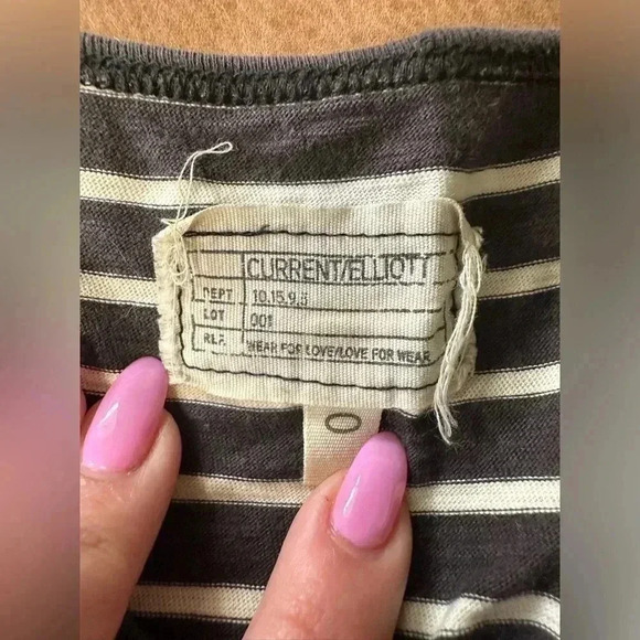 Current/Elliott The Louella Tank Striped Dress Size 0 - XS - Picture 6 of 8